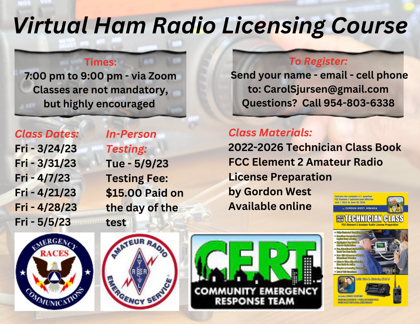 Ham Radio Licensing Course Gold Coast Amateur Radio Association, Inc.